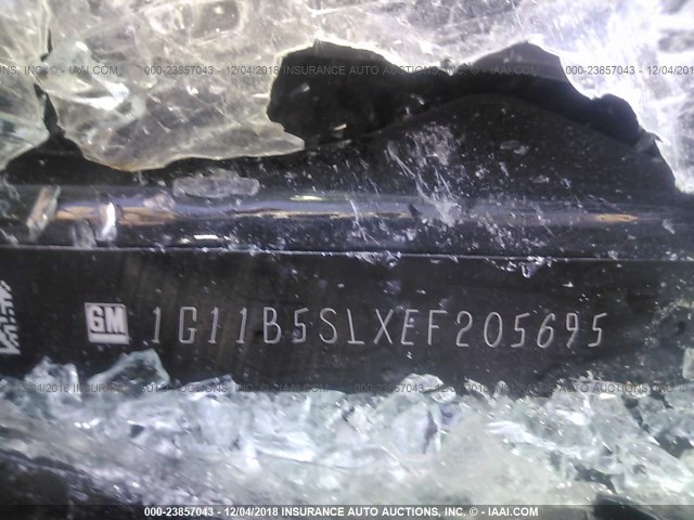 1G11B5SLXEF205695 - 2014 CHEVROLET MALIBU LS 灰色 照片 9