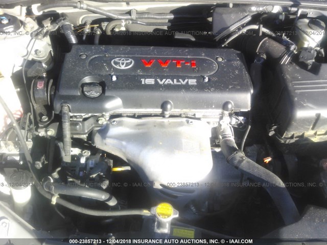 4T1BE32KX5U514962 - 2005 TOYOTA CAMRY LE/XLE/SE SILVER photo 10