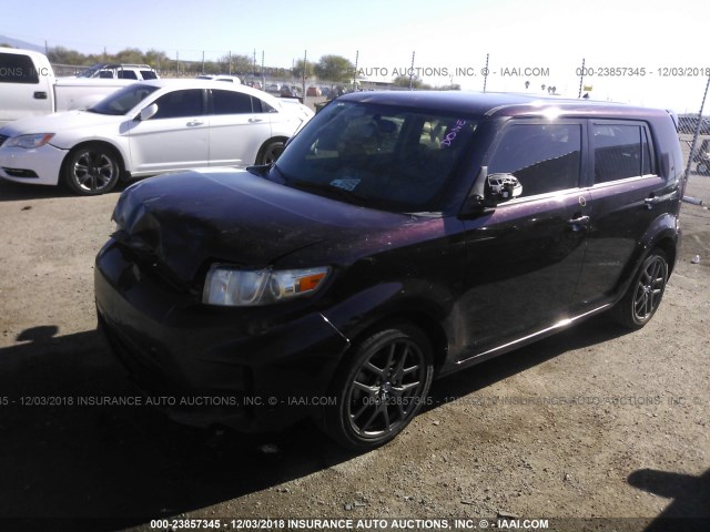JTLZE4FEXFJ067599 - 2015 TOYOTA SCION XB Бордовый фото 2