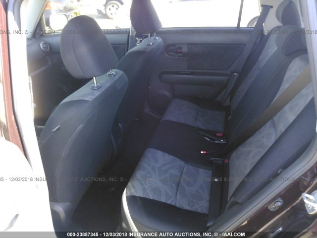 JTLZE4FEXFJ067599 - 2015 TOYOTA SCION XB Бордовый фото 8
