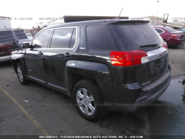 2GKFLVEK7E6141014 - 2014 GMC TERRAIN SLE BLACK photo 3