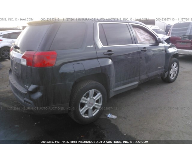 2GKFLVEK7E6141014 - 2014 GMC TERRAIN SLE BLACK photo 4