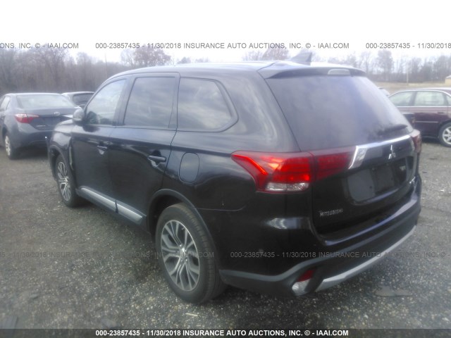 JA4AD3A34HZ038447 - 2017 MITSUBISHI OUTLANDER SE/SEL BLACK photo 3