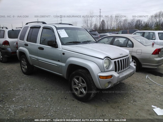 1J4GK58K53W608958 - 2003 JEEP LIBERTY LIMITED SILVER photo 1