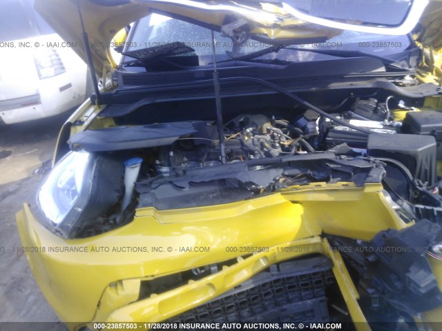 KNDJX3A54E7025641 - 2014 KIA SOUL ! YELLOW photo 10