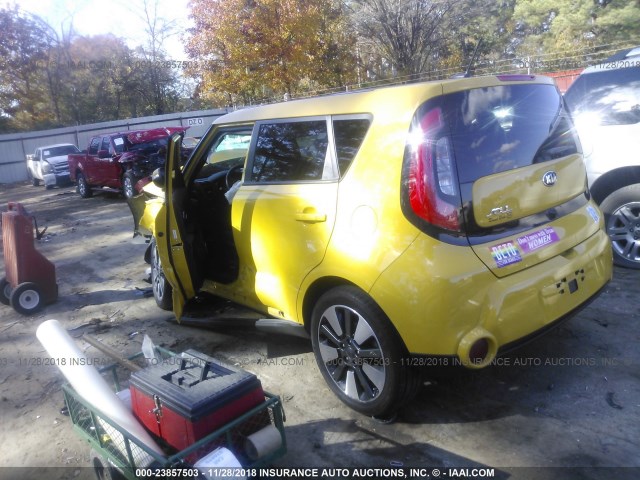 KNDJX3A54E7025641 - 2014 KIA SOUL ! YELLOW photo 3