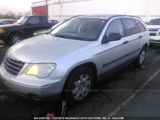 2A8GM48L48R654812 - 2008 CHRYSLER PACIFICA LX SILVER photo 2