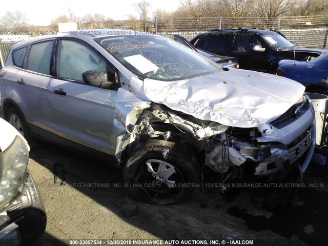 1FMCU0F74EUB15699 - 2014 FORD ESCAPE S SILVER photo 1