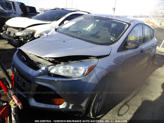 1FMCU0F74EUB15699 - 2014 FORD ESCAPE S SILVER photo 2