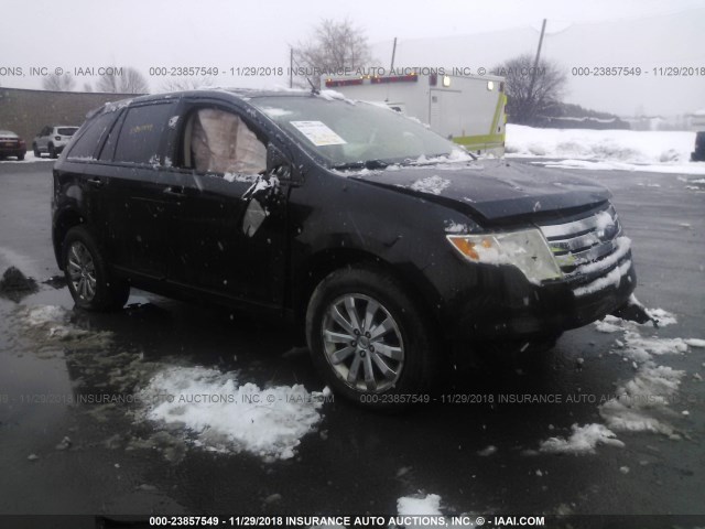 2FMDK4JC5ABA37858 - 2010 FORD EDGE SEL BLACK photo 1