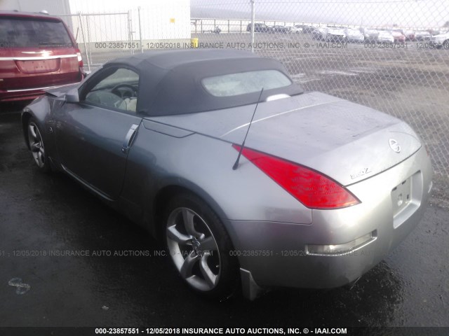 JN1AZ36A76M456738 - 2006 NISSAN 350Z ROADSTER SILVER photo 3