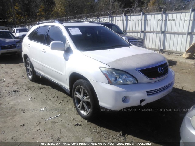 JTJHW31U160009848 - 2006 LEXUS RX 400 WHITE photo 6