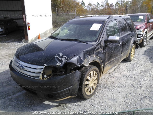 1FMDK03W88GA24556 - 2008 FORD TAURUS X LIMITED BLACK photo 2