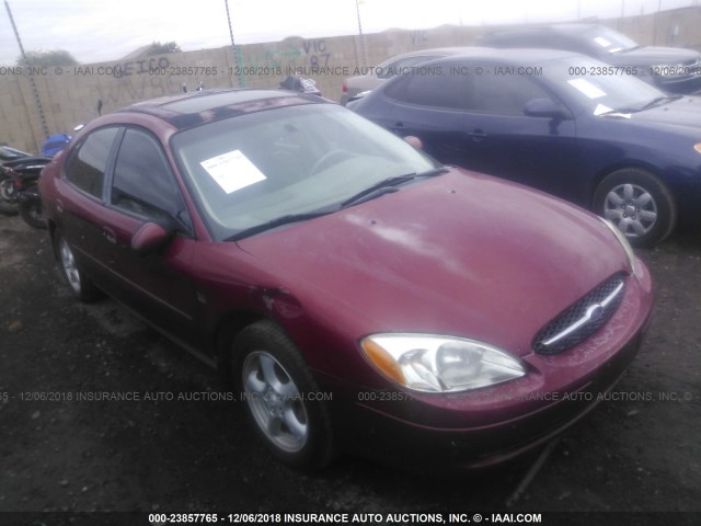 1FAFP55SX3A128943 - 2003 FORD TAURUS SES RED photo 1