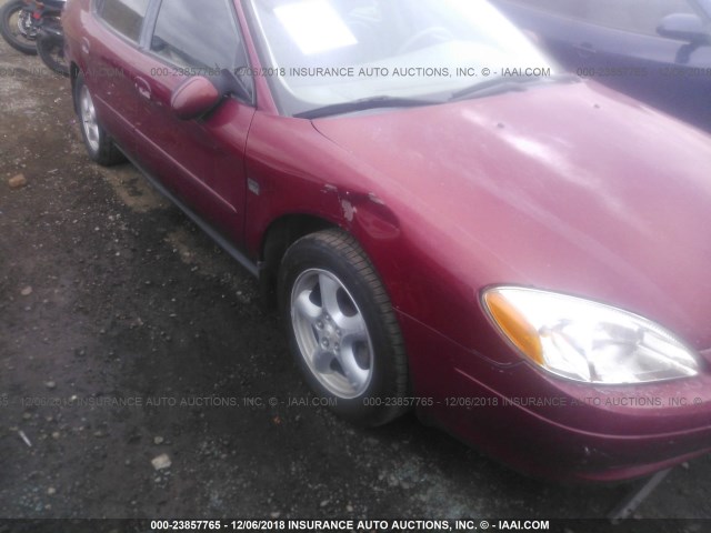 1FAFP55SX3A128943 - 2003 FORD TAURUS SES RED photo 6