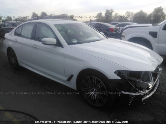 WBAJE5C56JWA95804 - 2018 BMW 540 I WHITE photo 1