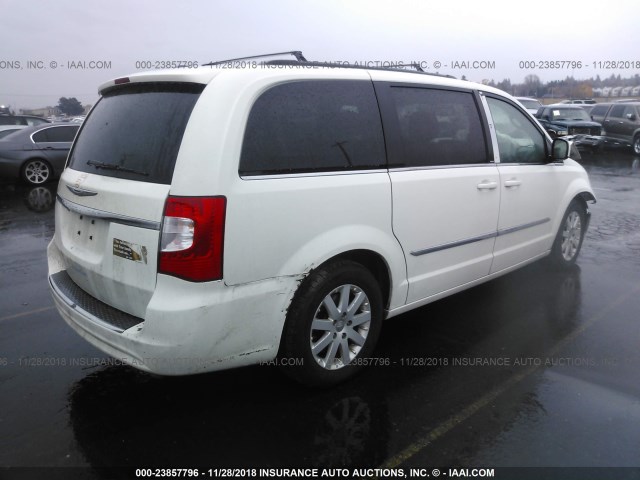 2C4RC1BG7DR711348 - 2013 CHRYSLER TOWN & COUNTRY TOURING WHITE photo 4