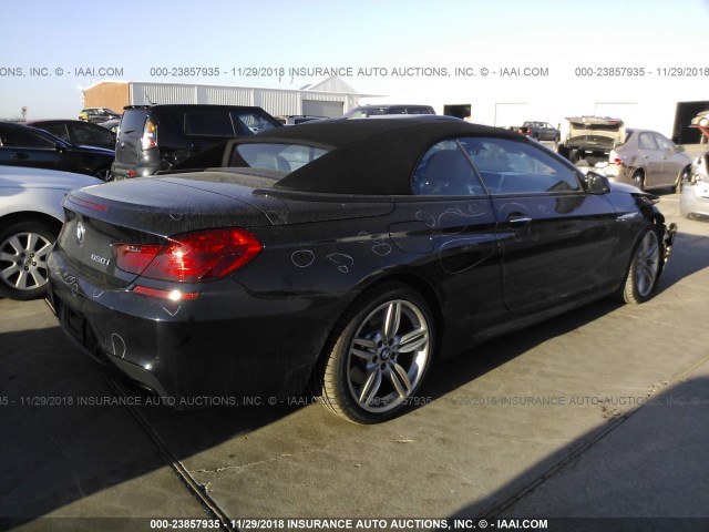 WBAYP1C53FD217195 - 2015 BMW 650 XI BLACK photo 4