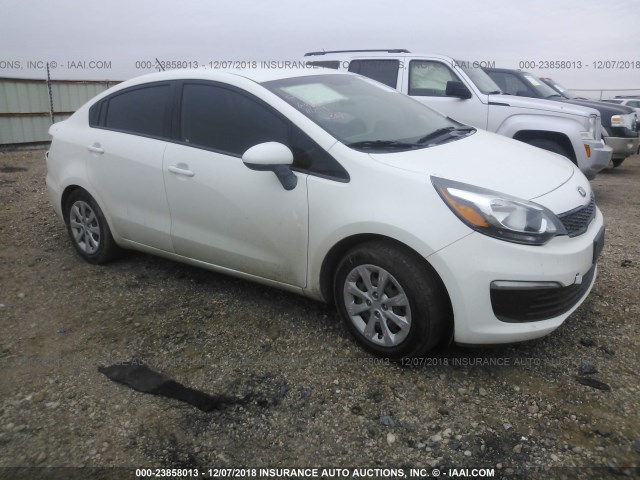 KNADM4A32H6015854 - 2017 KIA RIO LX WHITE photo 1