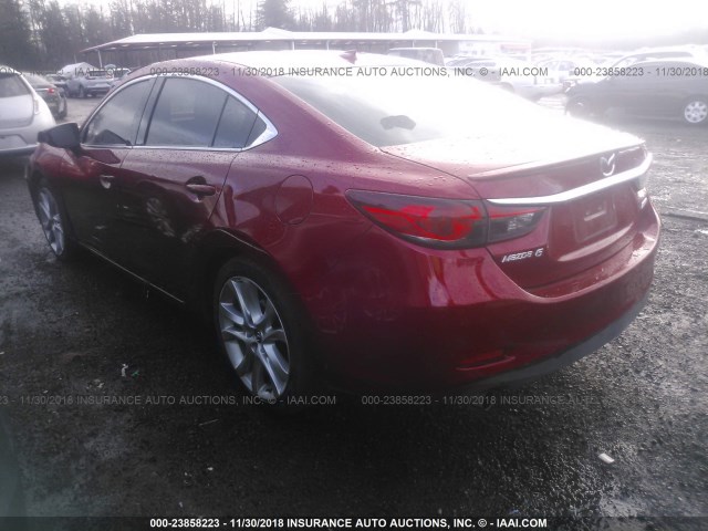 JM1GJ1V51F1194580 - 2015 MAZDA 6 TOURING RED photo 3