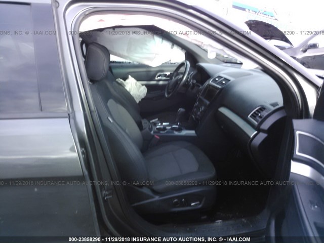 1FM5K8D81GGC00557 - 2016 FORD EXPLORER XLT GRAY photo 5