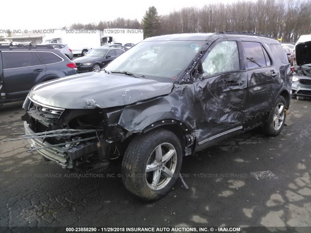 1FM5K8D81GGC00557 - 2016 FORD EXPLORER XLT GRAY photo 6