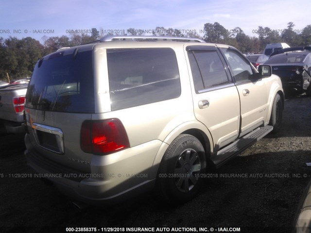 5LMFU27R24LJ31359 - 2004 LINCOLN NAVIGATOR 金色 照片 4
