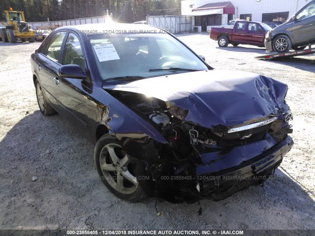 5NPEU46F36H102093 - 2006 HYUNDAI SONATA GLS/LX MAROON photo 1