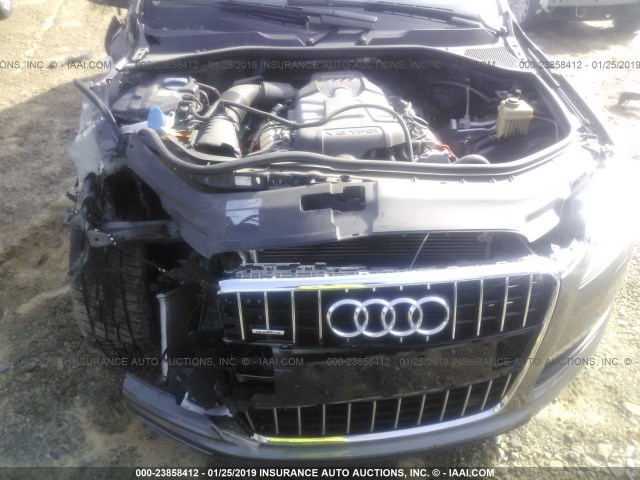 WA1LGAFE5DD008041 - 2013 AUDI Q7 PREMIUM PLUS GRAY photo 10