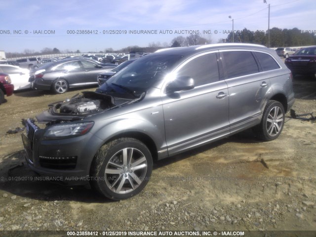 WA1LGAFE5DD008041 - 2013 AUDI Q7 PREMIUM PLUS GRAY photo 2