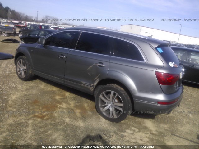 WA1LGAFE5DD008041 - 2013 AUDI Q7 PREMIUM PLUS GRAY photo 3