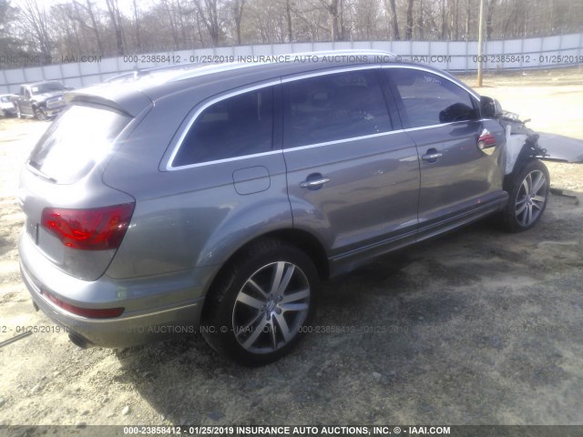 WA1LGAFE5DD008041 - 2013 AUDI Q7 PREMIUM PLUS GRAY photo 4