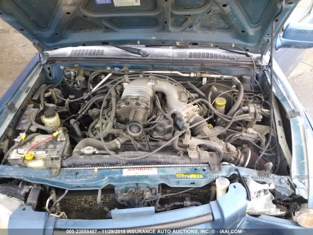 1N6MD26Y61C370395 - 2001 NISSAN FRONTIER KING CAB SC BLUE photo 10