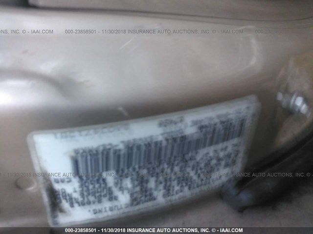 4T1BG22K8XU549166 - 1999 TOYOTA CAMRY CE/LE/XLE CREAM photo 9