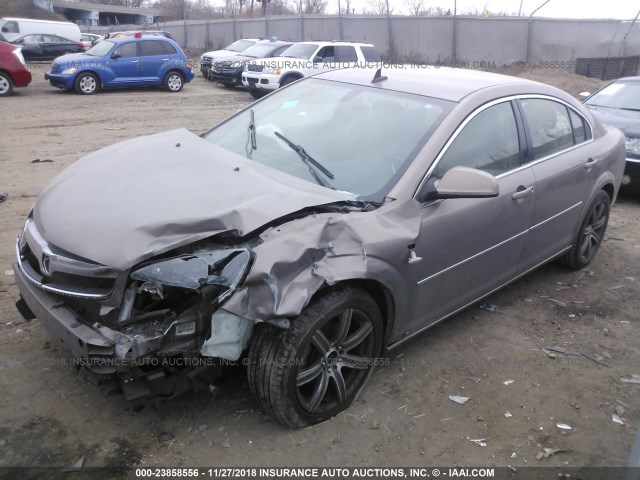 1G8ZS57NX8F162995 - 2008 SATURN AURA XE TAN photo 2