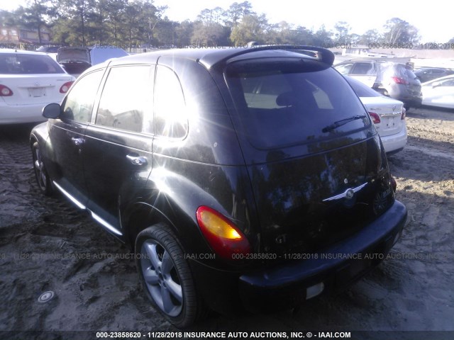 3C8FY78GX5T517778 - 2005 CHRYSLER PT CRUISER GT BLACK photo 3