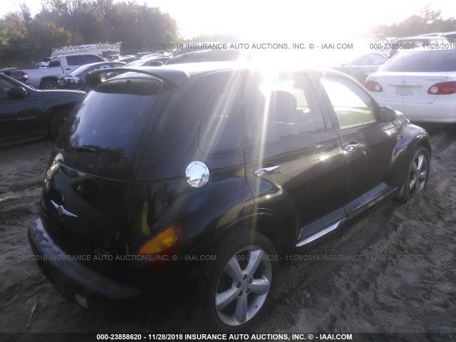 3C8FY78GX5T517778 - 2005 CHRYSLER PT CRUISER GT BLACK photo 4