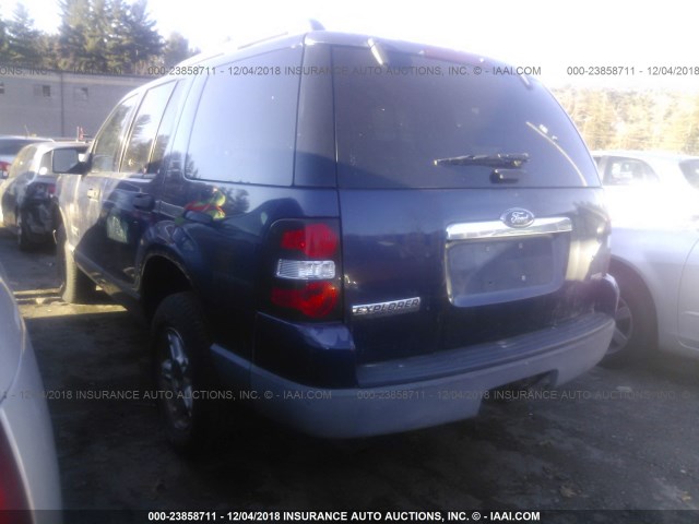 1FMEU72E16UA79736 - 2006 FORD EXPLORER XLS BLUE photo 3