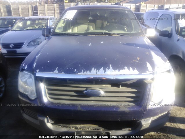 1FMEU72E16UA79736 - 2006 FORD EXPLORER XLS BLUE photo 6