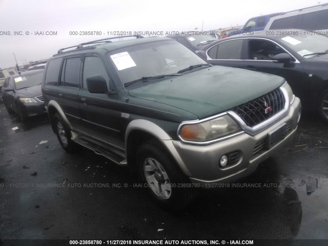 JA4MT31H1YP815870 - 2000 MITSUBISHI MONTERO SPORT LS/SPORT XLS GREEN photo 1