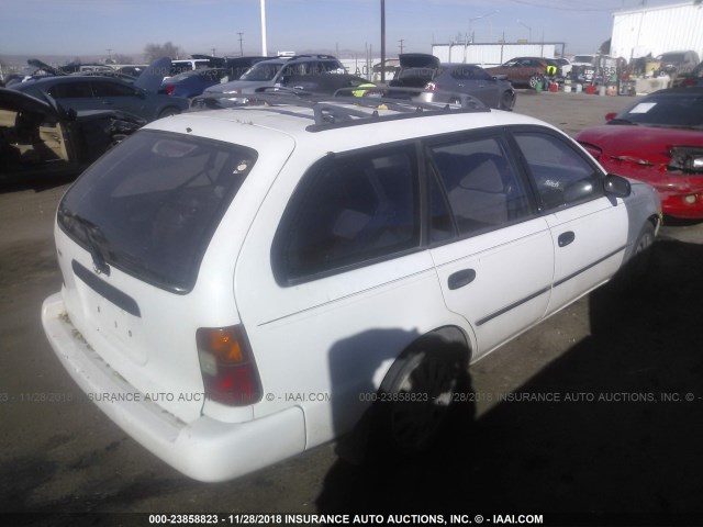 JT2AE09W0P0041809 - 1993 TOYOTA COROLLA DX WHITE photo 4