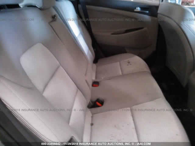 KM8J23A43GU114610 - 2016 HYUNDAI TUCSON SE SILVER photo 8