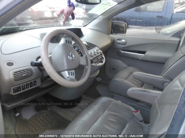 5N1BV28U74N321261 - 2004 NISSAN QUEST S/SE/SL SILVER photo 5