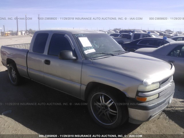 1GCEC19W9YZ347392 - 2000 CHEVROLET SILVERADO C1500 GRAY photo 1