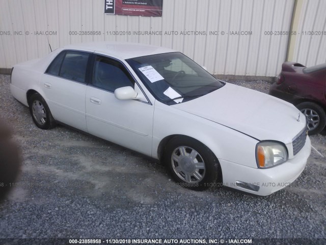 1G6KD54Y54U180510 - 2004 CADILLAC DEVILLE WHITE photo 1