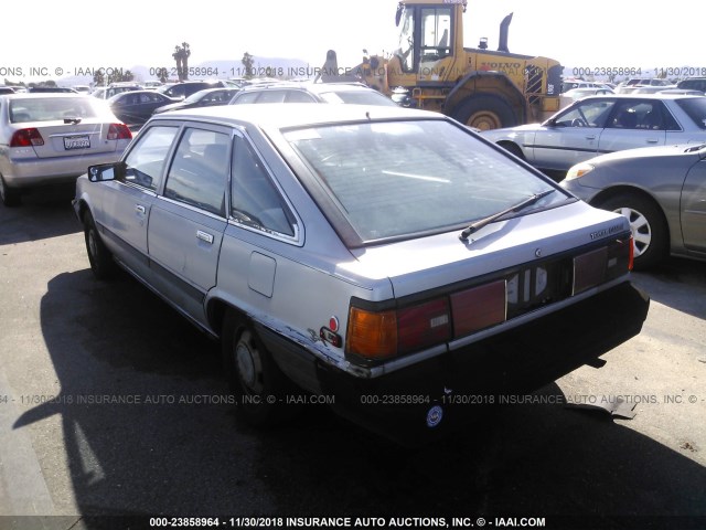 JT2SV12H7F0314121 - 1985 TOYOTA CAMRY DLX BLUE photo 3