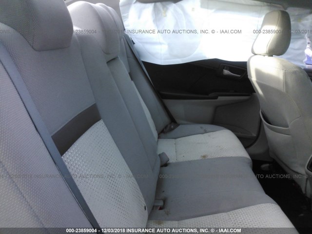 4T4BF1FK3CR201427 - 2012 TOYOTA CAMRY SE/LE/XLE ნაცრისფერი ფოტო 8