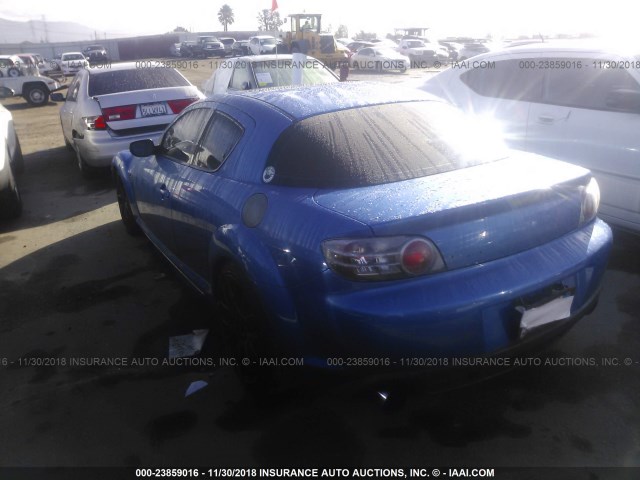 JM1FE173250148255 - 2005 MAZDA RX8 BLUE photo 3