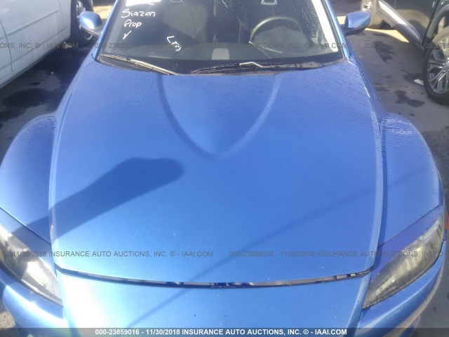 JM1FE173250148255 - 2005 MAZDA RX8 BLUE photo 6