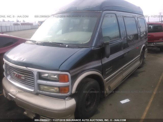 1GDFG15R4W1025825 - 1998 GMC SAVANA RV G1500 GREEN photo 2